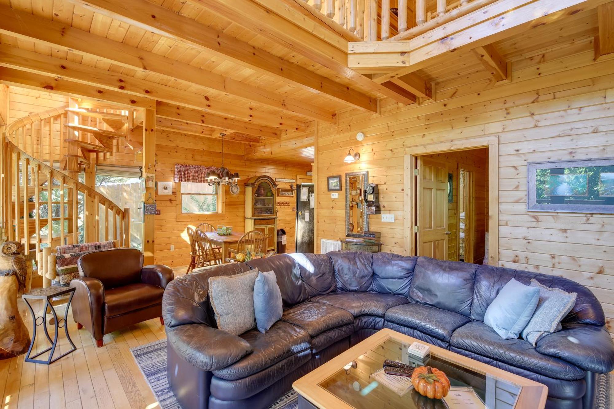 Secluded And Wooded Wears Valley Cabin With Fire Pit! Севьервилл Экстерьер фото