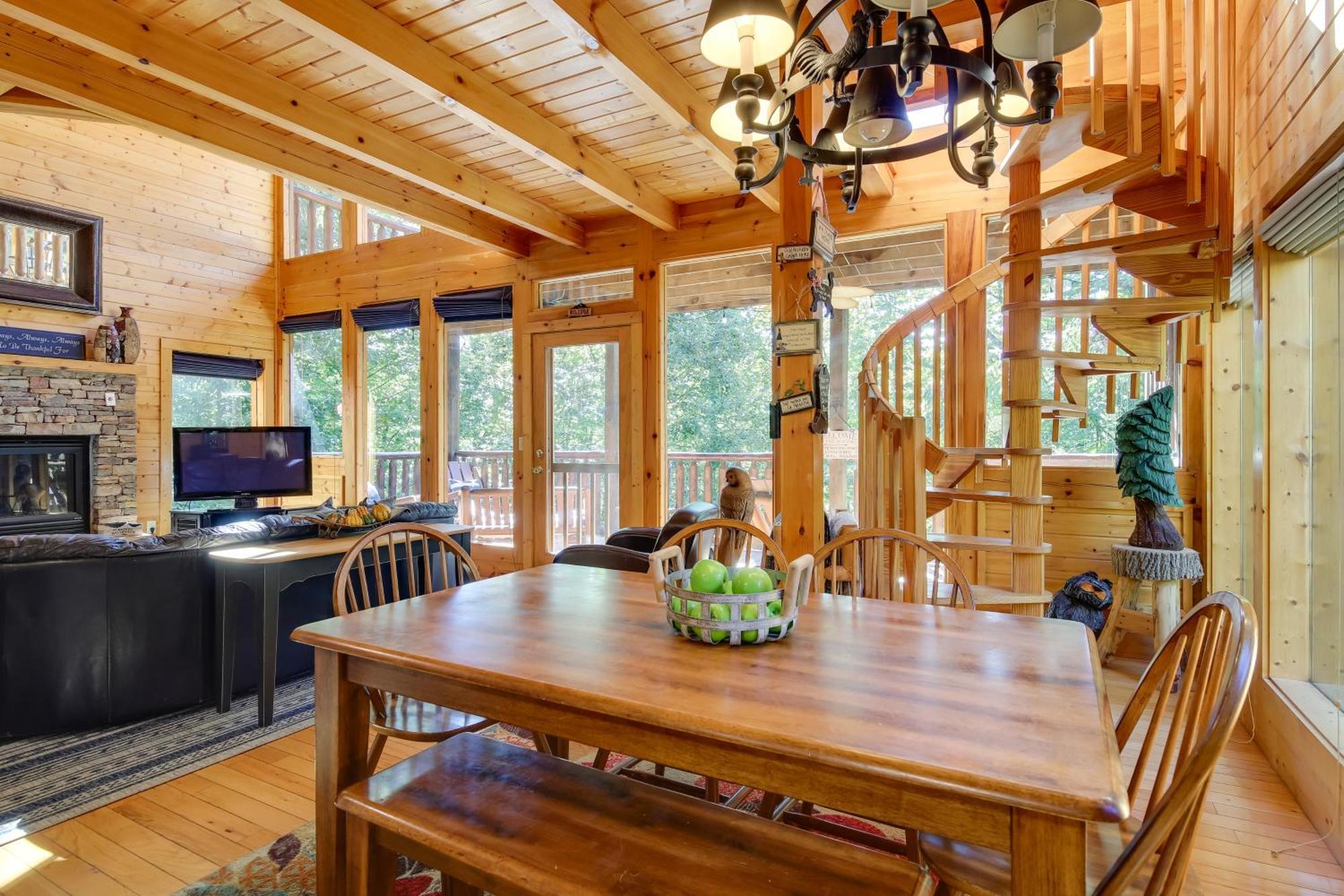 Secluded And Wooded Wears Valley Cabin With Fire Pit! Севьервилл Экстерьер фото